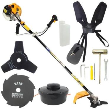 Imagem de Roçadeira Profissional Vulcan VR520H 2T 52CC + Lâmina Faca de Oito Pon