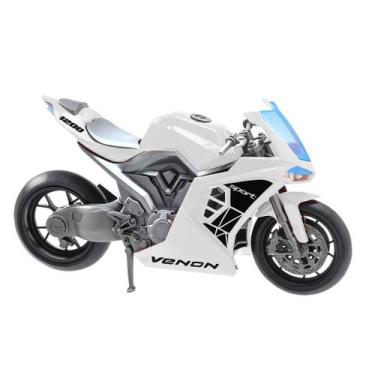 Imagem de Moto Infantil Venon Sport Menino - Usual Brinquedos, Branco