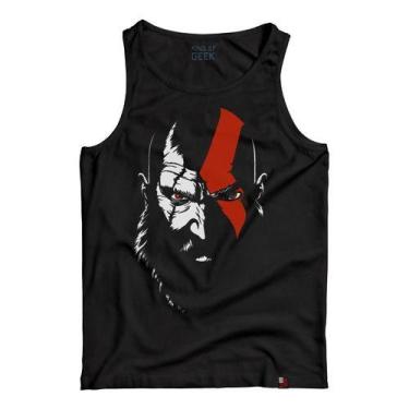Imagem de Camiseta Regata Kratos God Of War Camisa Gamer Nerd Jogo - KING OF GEE