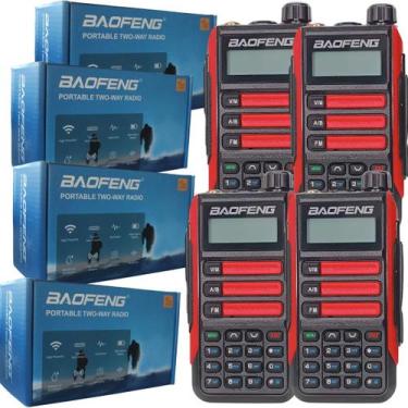 Imagem de 4 Rádio Comunicador Baofeng UV16 PLUS Walkie Talkie Dual band