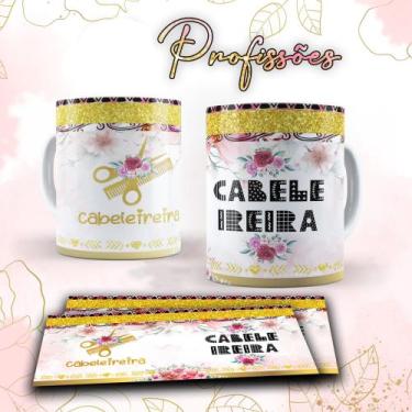 Imagem de Caneca profissões glitter - Cabeleireira - Live