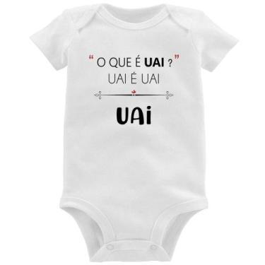 Imagem de Body Bebê Uai é uai, uai - Foca na Moda, Branco, M