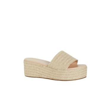 Imagem de City Chic Sandália de salto moderno, Palha, 11 Wide
