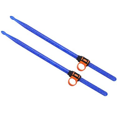 Imagem de Drum Kit Plástico Drumsticks Martelo Finger Sleeve Percussão Stick Handheld Instrument Supplies Iniciantes Aprendendo a Jogar Bateria