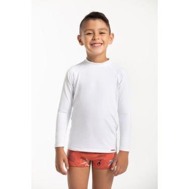 Imagem de Kit Camiseta de Proteção Solar e Sunga Rotas de Aviação - Cor De Cacau