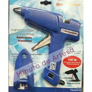 Imagem de Pistola de cola quente grande profissional 100wts ap 100 brasleeader
