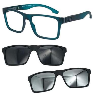 Imagem de Oculos Mormaii Swap NG 2 6153 K04 com 2 Clipons - Escolha, Cinza, Prat