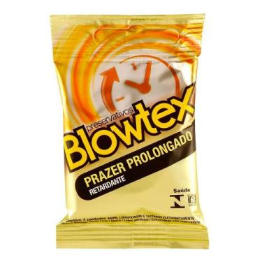 Imagem de Preservativo Blowtex Prazer Prolongado Efeito Retardante com 3 Unidade