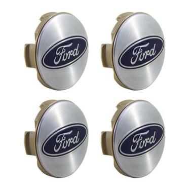 Imagem de Kit Calota Centro De Roda Ford Focus Se Titanium Ghia Prata - GFM