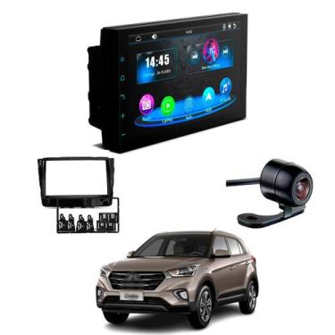 Imagem de Central Multimídia CarPlay Android Auto 2 Din Faaftech 7" + Câmera de 