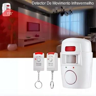 Imagem de Alarme Sem Fio Residencial Sensor Sirene + 2 Controles alarme residenc