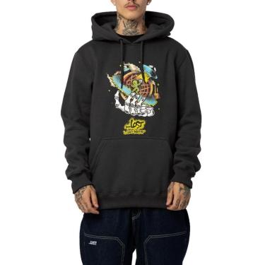 Imagem de Moletom Canguru Lost 22513604 Preto-Masculino