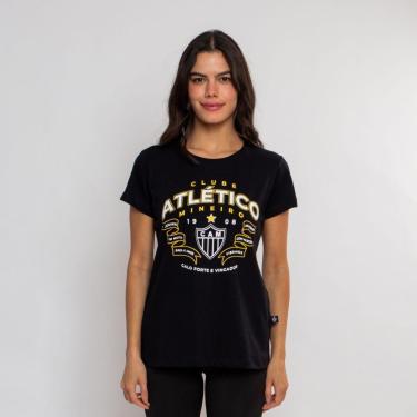 Imagem de Camiseta  Atlético Mineiro Oficial Galo Forte Feminino-Feminino