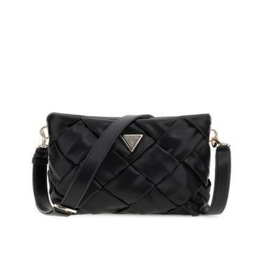 Imagem de GUESS Zaina Bolsa tiracolo com zíper superior, Preto, One Size