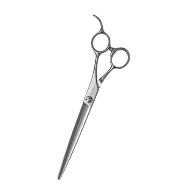 Imagem de SnipStar 7 polegadas Professional Pet tesoura reta ATS-314 aço lâminas largas corte tesouras para cuidados de cães