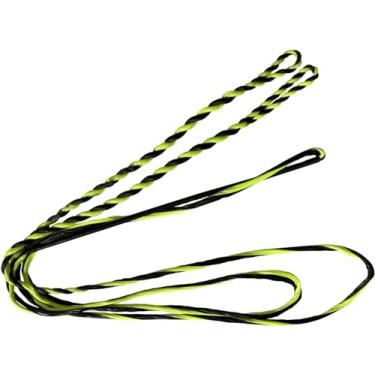 Imagem de DEERACE Corda De Reposição Para Arco Flemish Fast Flight D97 Longo Tradicional Recurvo (Amo 62" (Comprimento Do Arco), Amarela)