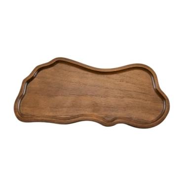 Imagem de Bothyi Bandeja de madeira para servir, travessa de frutas, prato de comida multifuncional, bandeja de sobremesa para charcutaria, vegetais, biscoitos