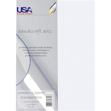 Imagem de Capa Para Encadernacao A4 Acetato Cristal 0,25Mm Pct Com 50 107803