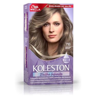 Imagem de Wella - Tintura Koleston 718 Louro Medio Perolado