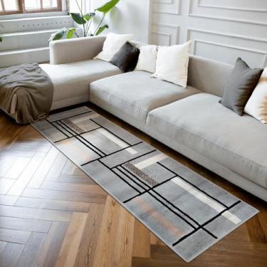 Imagem de 1 Tapete Passadeira Sala Sofá Corredor 57x180 Js Re Nap M52 - IDEALIZA