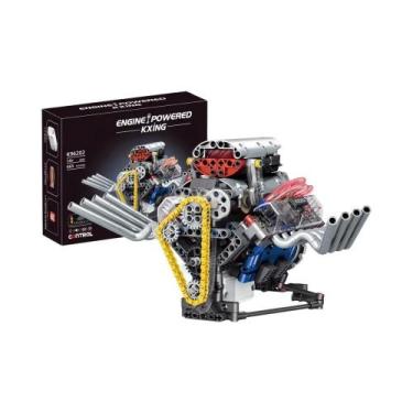 Imagem de Modelo De Carro De Simulação De Motor V8 Blocos De Construção APP Cont