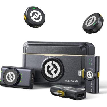 Imagem de Microfone Hollyland Lark M2 Duo Combo (2TX+3RX)