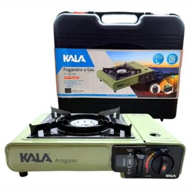 Imagem de Fogareiro Gás Kala Araguaia Camping Maleta Cartucho Botijão
