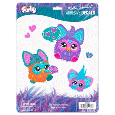 Imagem de Hasbro Furby Adesivos de Vinil - Conjunto Divertido de Adesivos Furby para Laptop ou Garrafa de Água