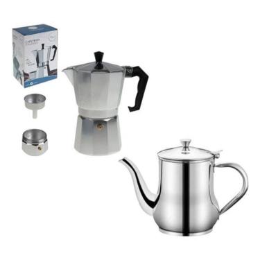 Imagem de Cafeteira Italiana 300ml Alumínio - Café Concentrado