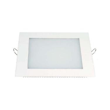Imagem de Painel De Led Taschibra Quadrado Lux De Embutir 12W 6500K Bivolt