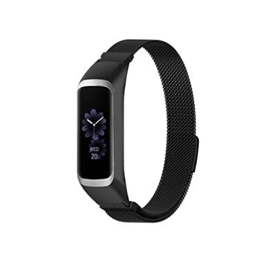 Imagem de Pulseira Milanese de Aço marca 123smart Para Galaxy Fit 2 Fit2 R220 SM-R220