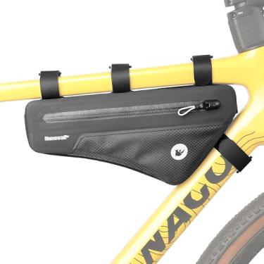 Imagem de Rhinowalk Bolsa para quadro de bicicleta, impermeável, bolsa triangular, bolsa de bicicleta de 1,7 L, bolsa sob o tubo, acessórios profissionais de ciclismo-P