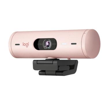Imagem de Webcam Full Hd Logitech Brio 500 Rosa