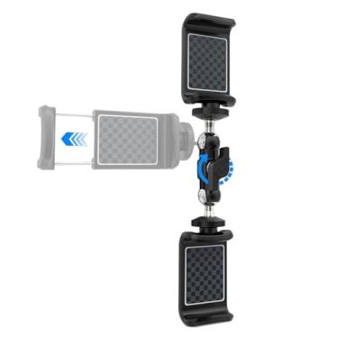 Imagem de Rrlihjgu Suporte para Cerca de Câmera,Suporte Ajustável para Cerca de Gravador | Metálico para Desportos de Rebatedora Basebol Softball Gravação Jogos de Ténis Parque Infantil