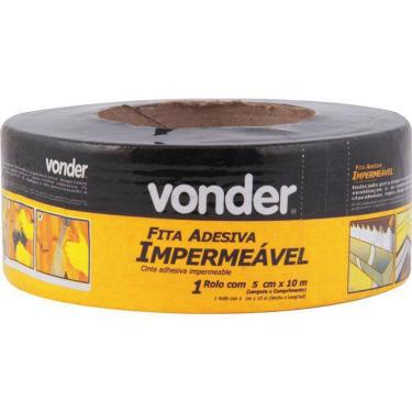 Imagem de Fita Adesiva Impermeável Manta Asfáltica 5 Cm X 10 Mts