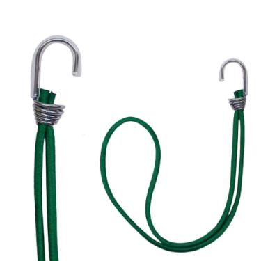 Imagem de Kit 10 Elásticos Extensor Borracha Lona Verde Caminhão Carreta