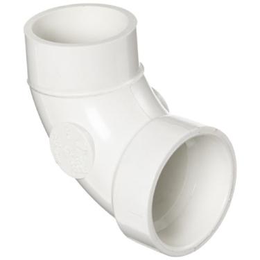 Imagem de Spears P302 Series PVC DWV Encaixe de tubulação, curva 1/4, cotovelo, torneira de 3,8 cm x cubo de 3,8 cm