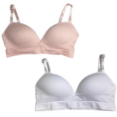 Imagem de Kit 2 Sutiã Teen Menina Juvenil Zee Rucci com Bojo Seamless - Zee Rucc