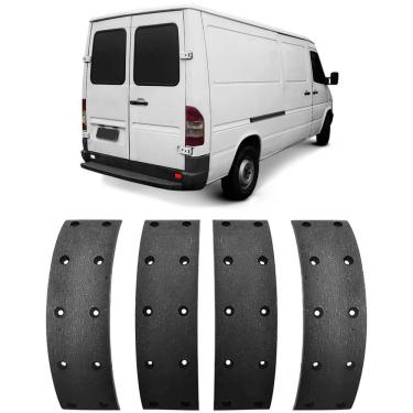 Imagem de Lona Freio Mercedes Benz Sprinter 310 Traseira Fras-le MB157