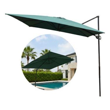 Imagem de Ombrelone Roman Guarda Sol 2,70m Jardim Premium Suspenso - REVOMAX