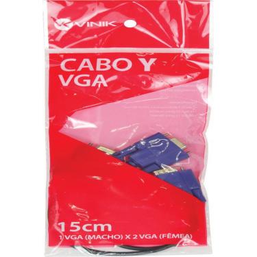 Imagem de Cabo Y  Vga Macho X 2 Vga Fêmea  15 Pinos Avy-1M/2F