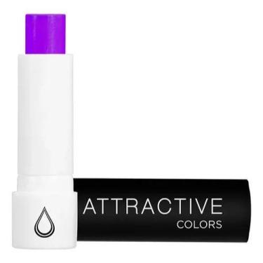Imagem de Lip Balm Uva 3,5g Attractive Colors Água De Cheiro Fps24 Manteiga de C