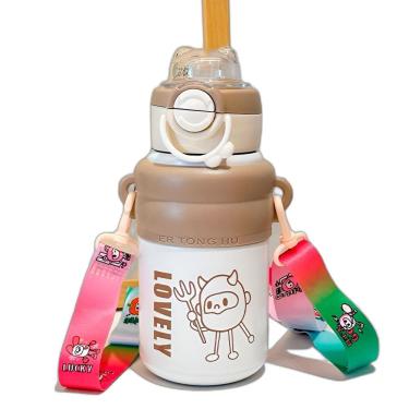 Imagem de Garrafa Infantil Térmica Divertida Inox Resistente