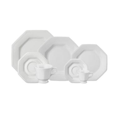 Imagem de Jogo de Jantar 84 Peças Chá Café Prisma Porcelana Schmidt