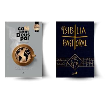 Imagem de Kit: CAFÉ COM DEUS PAI 2026 + NOVA BÍBLIA PASTORAL - BOLSO - CAPA CRIS