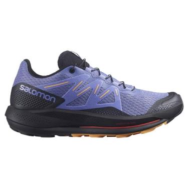 Imagem de SALOMON Tênis feminino de lazer e roupas esportivas, Veludo manhã preto laranja brilhante, 7.5