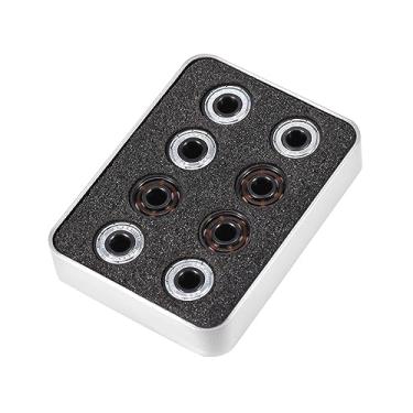 Imagem de 608 Rolamentos 16pcs Set Inline Roller Skate Rolamentos de Alta Velocidade Bolas de Aço e Cerâmica, Baixo Ruído para Longa Vida útil, Prova de Corrosão, 8mm ID, 22mm OD, 7mm