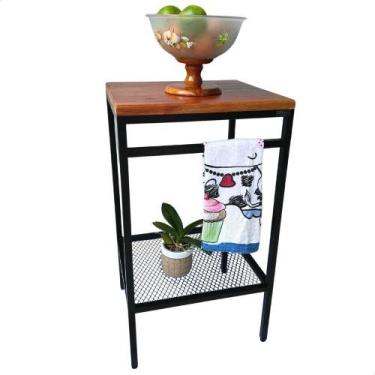 Imagem de Balcão Multiuso Pequeno Com Pés Moderno - Distinto Decor