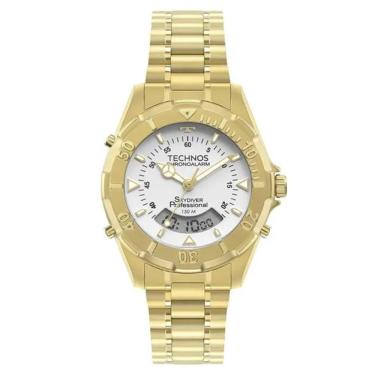 Imagem de Relógio Technos Skydiver Wt2050afn/1b Dourado Masculino
