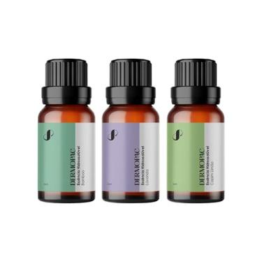 Imagem de Kit Essencia Hidrossolúvel, Capim Limão, Lavanda e Bamboo 10ml Cada - Ideal Para Difusor e Aromatizador Elétrico - Dermopac